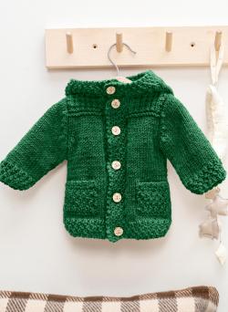 Fiche modèle - Duffle Coat bébé Steve - Bergère de France
