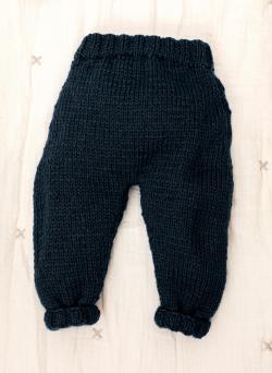 Fiche modèle - Pantalon bébé à revers Basil - Bergère de France