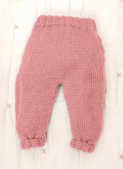 Fiche modèle - Pantalon bébé à revers Bala - Bergère de France
