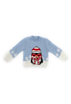 Fiche modèle - Pull jacquard pingouin Ilyan - Bergère de France