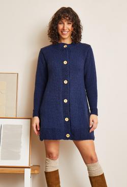 Fiche modèle - Gilet long Sarah - Bergère de France