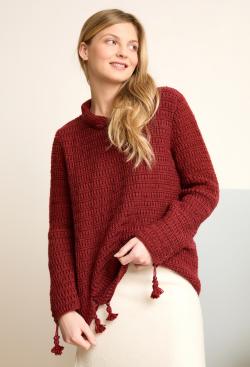 Fiche modèle - Pull col claudine Isis - Bergère de France