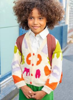 Fiche modèle - Gilet jacquard Ilyana - Bergère de France