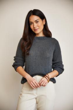 Fiche modèle - Pull top down Eloise - Bergère de France