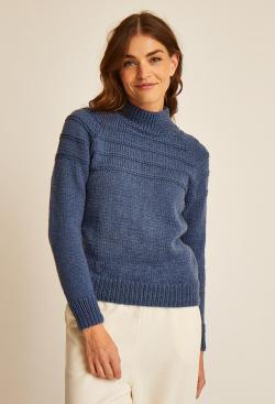 Fiche modèle - Pull raglan fantaisie Dana - Bergère de France
