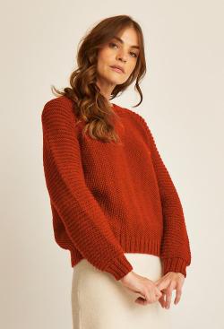 Fiche modèle - Pull raglan Bianca - Bergère de France