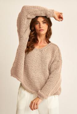 Fiche modèle - Pull loose Belle - Bergère de France