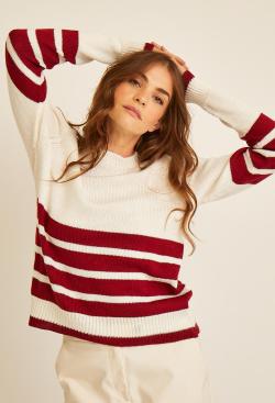 Fiche modèle - Pull Marin Irina - Bergère de France