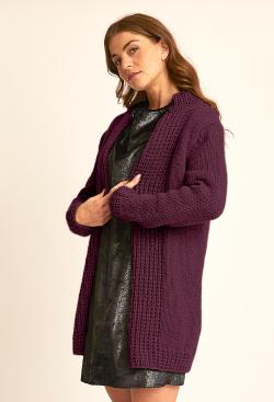 Fiche modèle - Gilet long Dorianne - Bergère de France
