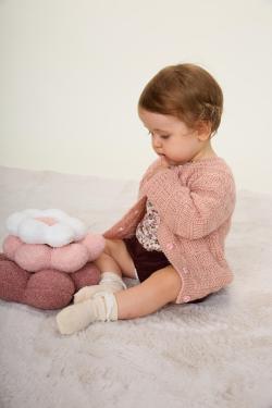 Fiche modèle - Gilet top down point fantaisie Iris - Bergère de France