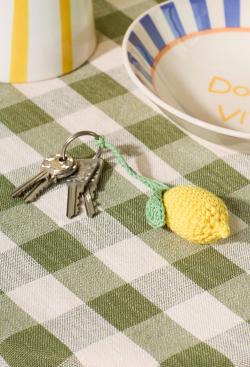 Fiche modèle - Breloque de sac en crochet Citron - Bergère de France