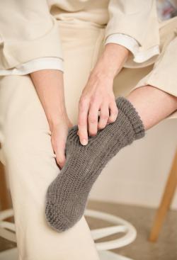 Fiche modèle - Chaussettes aiguilles double-pointes - Bergère de France