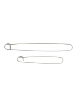 Lot de 2 arrête-mailles aluminium, 13 et 18 cm, Bergère de France