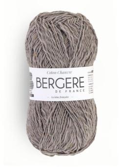 Fil à tricoter - COTON CHANVRE GRIS - Bergère de France