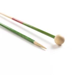 Aiguilles droites mikado érable, 35 cm n°4.5 - Bergère de France