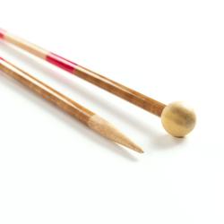 Aiguilles droites mikado érable, 35 cm n°7 - Bergère de France