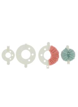 Lot de 2 formes à pompons, 3,5 et 5,5 cm - Bergère de France