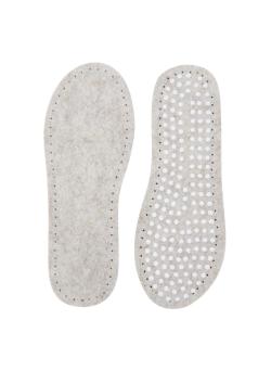 Semelles chaussette à coudre, beige pointure 33 - Bergère de France