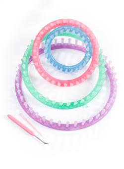 Lot de 4 tricotins géants, 14 à 29 cm