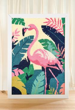 Kit toile Flamand tropical - Bergère de France