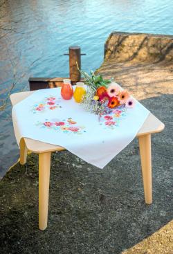 Kit nappe coquelicots et fleurs sauvages - Bergère de France