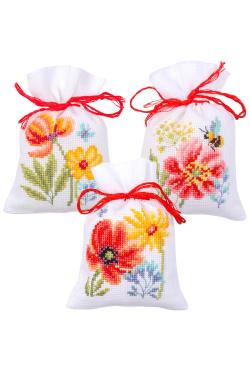 Kit 3 sachets coquelicots et fleurs sauvages - Bergère de France