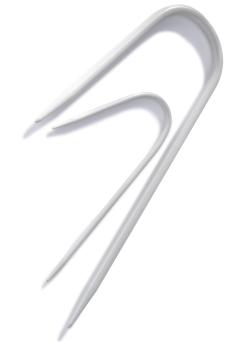 Aiguilles torsades aluminium, 6.5 mm et 10 mm, Bergère de France