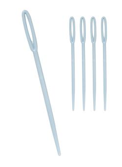 Lot de 5 aiguilles à laine, plastique, 7 cm, Bergère de France