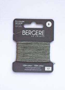 Fil à broder shetland 100 % coton, 10 mètres, Bergère de France