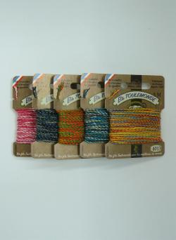 Fil à broder Rochefort boite de 5 cartes de 5 m assortiment 5 - Bergère de France