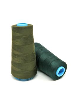 Cône fil polyester 2 couleurs, 2500 m lot 8