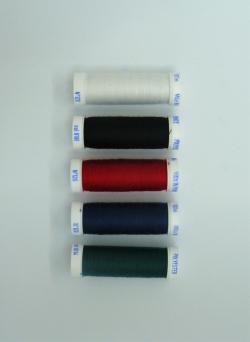 Fil à coudre polyester 5 fusettes de 100 m, couleurs variées 1