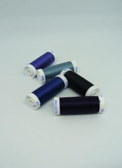 Fil à coudre coton 5 fusettes de 100 m, assortiment 9