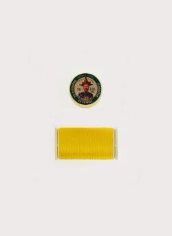 Bobine Fil au Chinois coton, 100m jaune