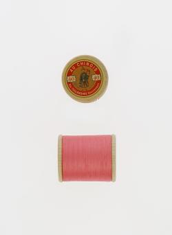Fil coton bobine bois 200m rose