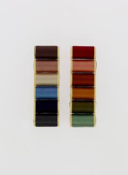 Boite de 12 bobines coloris vintage assortis n°3