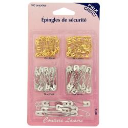100 épingles de sécurité