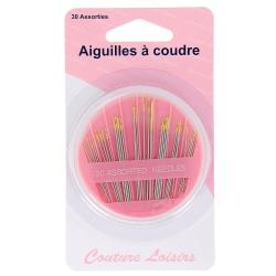 30 aiguilles à coudre assorties