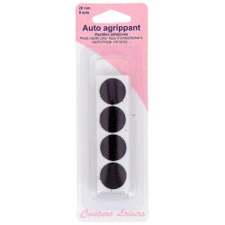 Pastilles adhésives noires 20 mm x 8 mm