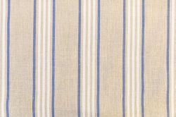 Toile Hardelot lin, blanc/bleu