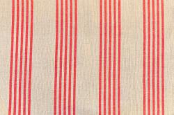 Toile Hardelot lin, rouge