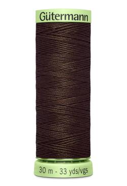 Fil Super Resistant 30 m polyester, marron terreau