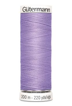 Fil tout coudre 200 m polyester, mauve 158