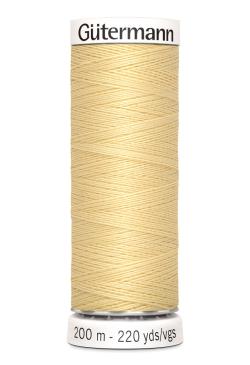 Fil tout coudre 200 m polyester, beige vanille 325