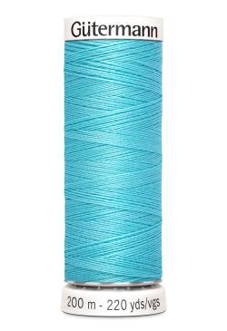 Fil tout coudre 200 m polyester, bleu 064