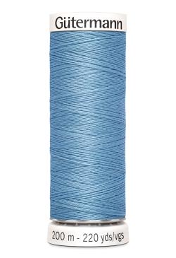 Fil tout coudre 200 m polyester, bleu pacifique 143