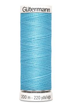 Fil tout coudre 200 m polyester, bleu 196