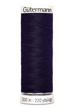 Fil tout coudre 200 m polyester, bleu marine 665