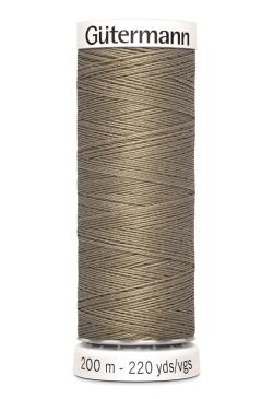Fil tout coudre 200 m polyester, mastic 724