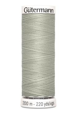Fil tout coudre 200 m polyester, gris clair 633
